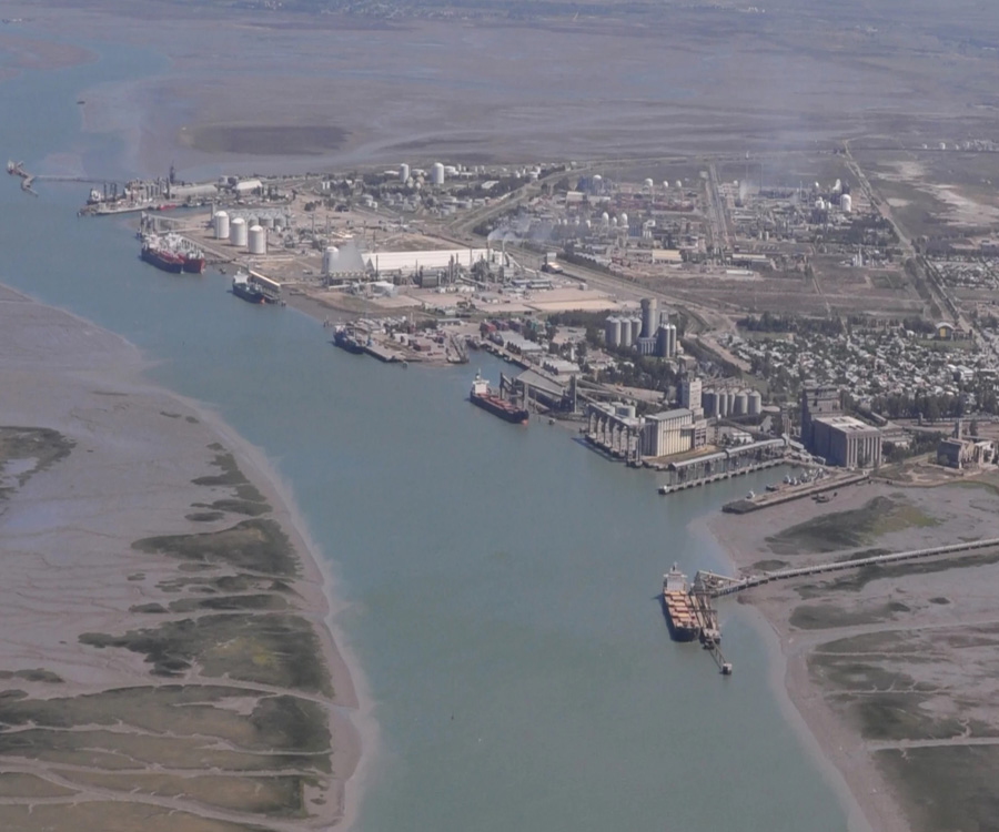 Jan de Nul inició importantes obras de dragado en el estuario de Bahía Blanca