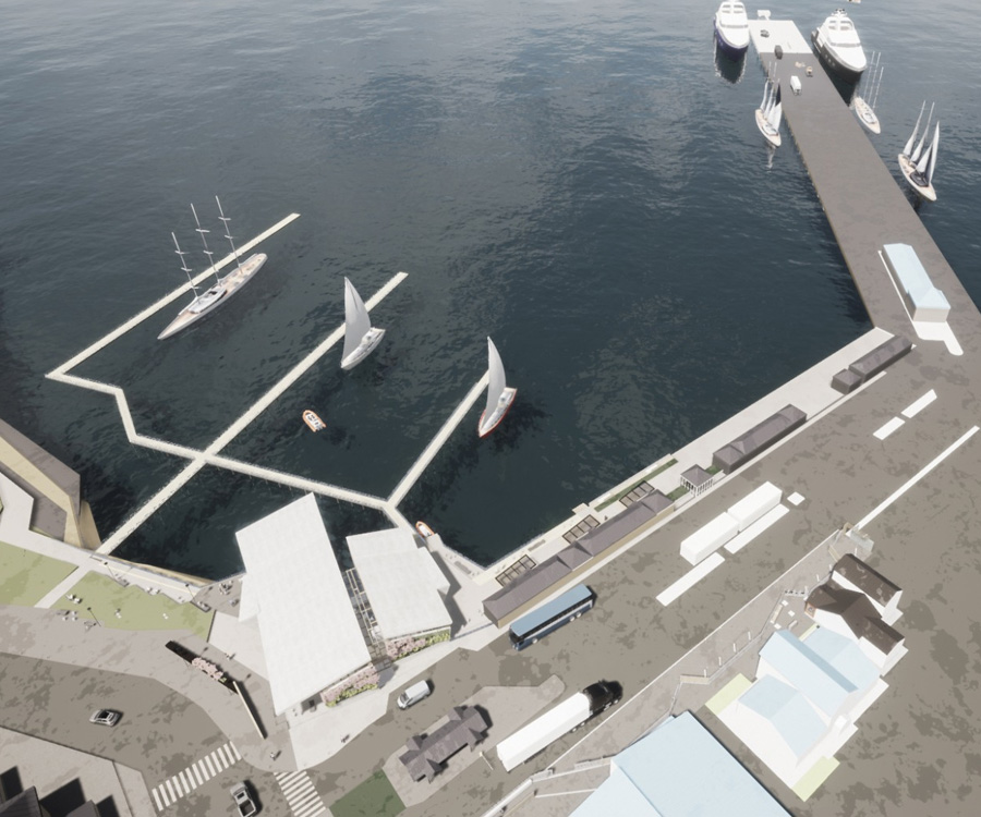 Así será la futura Terminal Marítima de Catamaranes de Ushuaia